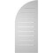 Ekena Millwork Quarter Round Top Right Surface Mount PVC Gable Vent w/ 2"W x 1-1/2"P Brickmould Frame, 14"W x 32"H GVPQR14X3202SF - alternate 5